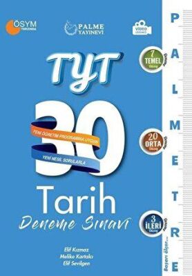 Palme YKS TYT Tarih 30 Deneme Palmetre Video Çözümlü - 1