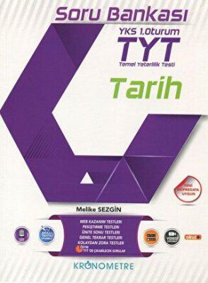 Kronometre Yayınları 2018 TYT Tarih Soru Bankası - 1