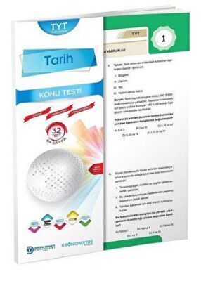 Doğru Orantı Yayınları TYT Tarih Konu Testi - 1