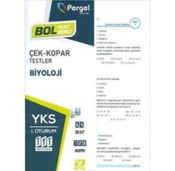 Pergel Yayınları TYT Temel Biyoloji Çek Kopar Testler - Pergel Yayınları
