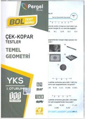 Pergel Yayınları YKS 1. Oturum Çek-Kopar Temel Geometri - 1
