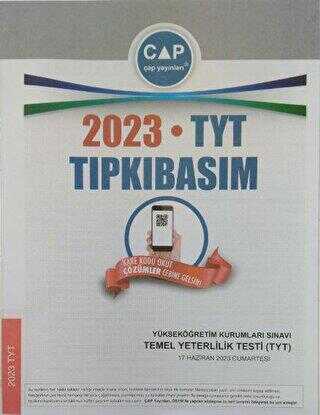 Çap Yayınları TYT Tıpkı Basım 2023