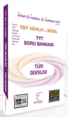 Karekök Yayıncılık TYT Tüm Dersler Eşit Ağırlık ve Sözel Soru Bankası - 1