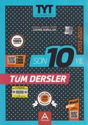 TYT Tüm Dersler Son 10 Yıl Çıkmış Sorular - A Yayınları