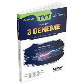 Miray Yayınları TYT Tüm Dersler Yeni Nesil 3 Deneme - 1