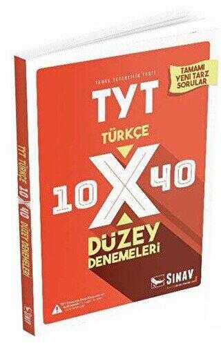 Sınav Yayınları 2019 TYT Türkçe 10x40 Düzey Denemeleri