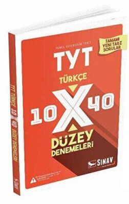 Sınav Yayınları 2019 TYT Türkçe 10x40 Düzey Denemeleri - 1