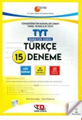 Tandem Yayınları Tandem TYT Türkçe 15 Deneme - 1