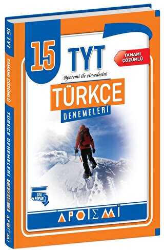 Apotemi Yayınları TYT Türkçe 15 Denemeleri