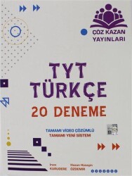 Çöz Kazan Yayınları Çöz Kazan YKS 1. Oturum TYT Türkçe 20 Deneme - Çöz Kazan Yayınları