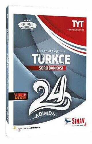 Sınav Yayınları TYT Türkçe 24 Adımda Özel Konu Anlatımlı Soru Bankası