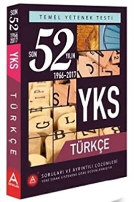 A Yayınları TYT Türkçe 52 Yılın Soruları ve Ayrıntılı Çözümleri 1966 - 2017 - 1