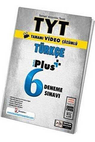 TYT Türkçe 6 Plus Video Çözümlü Deneme Tasarı Yayıncılık
