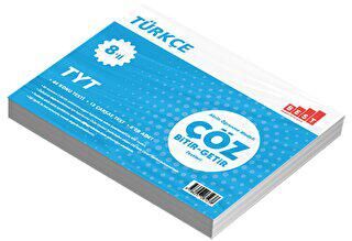 Ünlü Yayınları TYT Türkçe 8li Çöz Bitir - Getir Testleri - 1