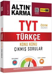 Altın Karma Yayınları TYT Türkçe Konu Konu Çıkmış Sorular - Altın Karma Yayınları