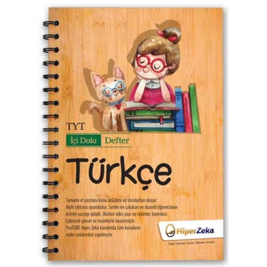 Hiper Zeka Yayınları TYT Türkçe İçi Dolu Defter