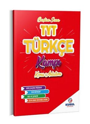 Kurul Yayıncılık TYT Türkçe Kampı Konu Anlatımlı - 1
