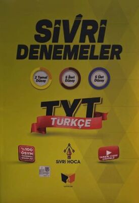 TYT Türkçe Tamamı Video Çözümlü Sivri Denemeler - 1