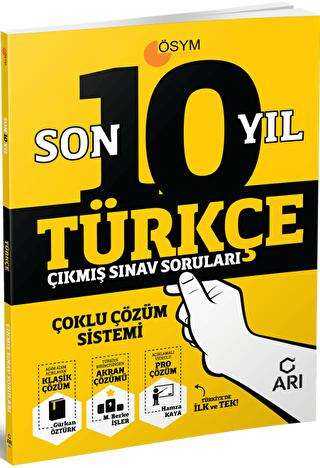Arı Yayıncılık TYT Türkçe Son 10 Yıl Çıkmış Sınav Soruları