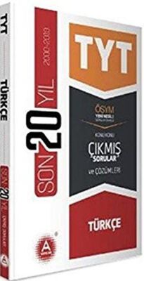 A Yayınları TYT Türkçe Son 20 Yıl Konu Konu Çıkmış Sorular - 1