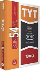 A Yayınları TYT Türkçe Son 54 Yıl Konu Konu Çıkmış Sorular ve Çözümleri - A Yayınları