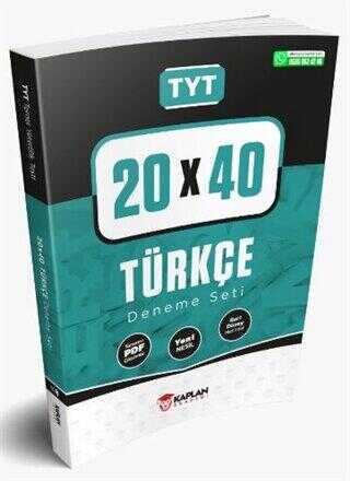 Kaplan Akademi TYT 20x40 Türkçe Deneme Seti Tamamı PDF Çözümlü