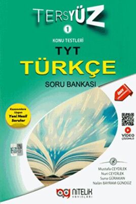 Nitelik Yayınları Yks Tyt Tersyüz Türkçe Soru Bankası - 1