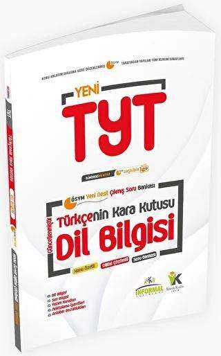 İnformal Yayınları 2023 TYT Türkçenin Kara Kutusu Dil Bilgisi Konu Özetli Dijital Çözümlü Çıkmış Soru Bankası