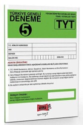 Yargı Yayınevi TYT Türkiye Geneli Deneme 5 - Yargı Yayınevi