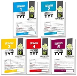 Bir Eğitim Kurumları TYT Türkiye Geneli Deneme Set - 5 Kitap - Bir Eğitim Kurumları