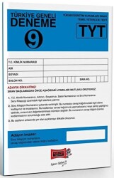 TYT Türkiye Geneli Deneme Sınavı - 9 - Yargı Yayınevi