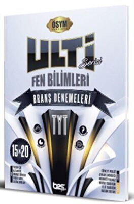 Bes Yayınları TYT ULTİ SERİSİ Fen Bilimleri Ulti Serisi 15 x 20 Branş Denemeleri - 1