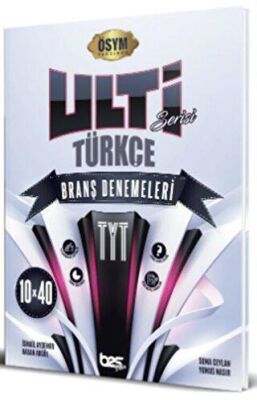 Bes Yayınları TYT ULTİ SERİSİ Türkçe 10 x 40 Branş Denemeleri - 1