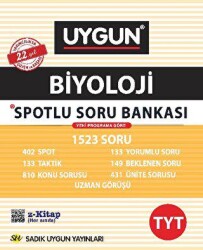 Sadık Uygun Yayınları TYT Biyoloji Spotlu Soru Bankası - Sadık Uygun Yayınları