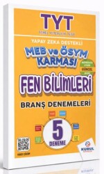 TYT Yapay Zeka Destekli MEB ve ÖSYM Karması Fen Bilimleri 5’li Branş Denemeleri - Kurul Yayıncılık