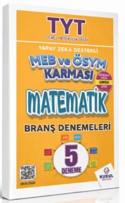 TYT Yapay Zeka Destekli MEB ve ÖSYM Karması Matematik 5’li Branş Denemeleri - 1