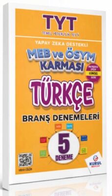 TYT Yapay Zeka Destekli MEB ve ÖSYM Karması Türkçe 5’li Branş Denemeleri - 1