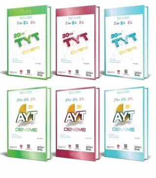 Üç Dört Beş TYT - AYT Fizik Kimya Biyoloji Deneme Seti - 1