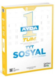 2026 1 Ayda Tüm TYT Sosyal Soru Bankası - Üç Dört Beş Yayınları