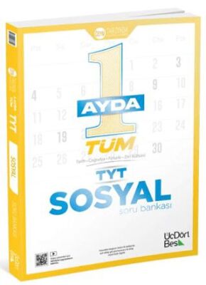 2026 1 Ayda Tüm TYT Sosyal Soru Bankası - 1