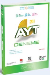 AYT Biyoloji 20’li Deneme - Üç Dört Beş Yayınları
