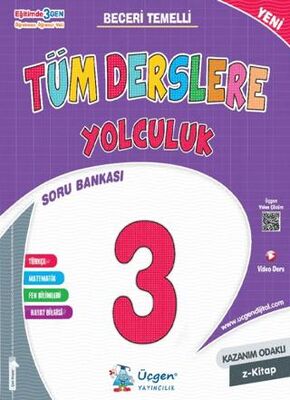 Üçgen Yayıncılık 3. Sınıf Tüm Derslere Yolculuk Soru Bankası - 1