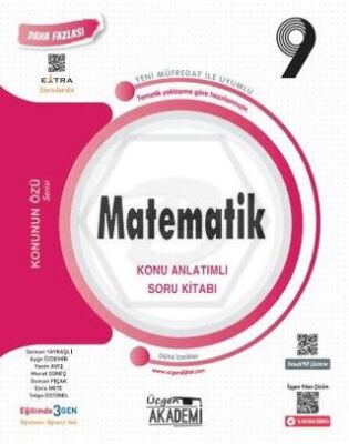 Üçgen Yayıncılık 9. Sınıf Matematik Konu Anlatımlı Soru Kitabı - 1