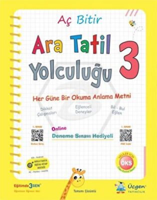 Üçgen Yayıncılık 3. Sınıf Ara Tatil Yolculuğu - 1