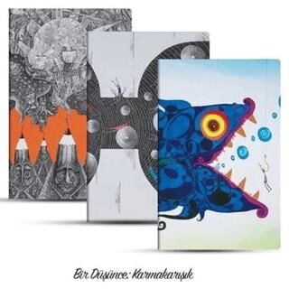 Üçlü Çizgisiz Defter Seti Bir Düşünce: Karmakarışık - 1