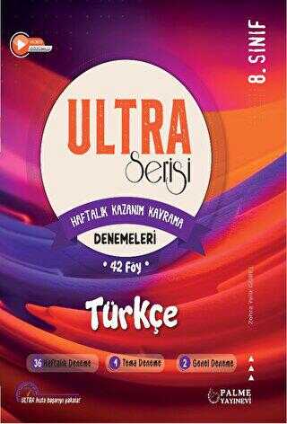 Palme Yayıncılık Ultra Serisi 8. Sınıf Türkçe Deneme Kitabı 42 Föy