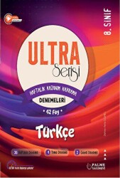 Ultra Serisi 8. Sınıf Türkçe Deneme Kitabı 42 Föy - Palme Yayınları