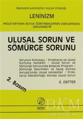 Ulusal Sorun ve Sömürge Sorunu - 1