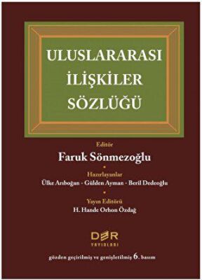 Uluslararası İlişkiler Sözlüğü kapağı