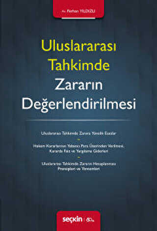 Uluslararası Tahkimde Zararın Değerlendirilmesi - 1